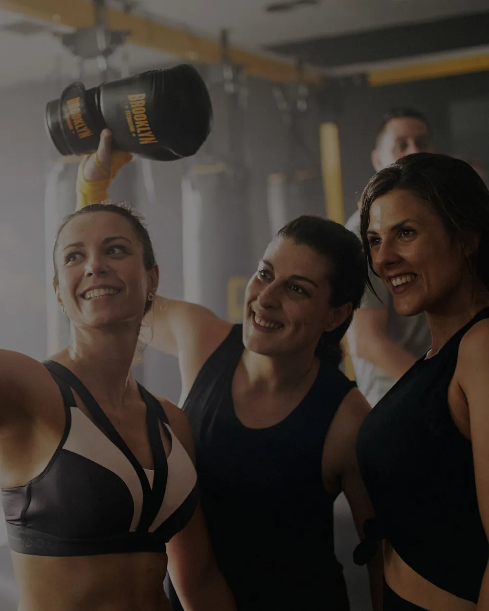 A Brooklyn Fitboxing session in progress